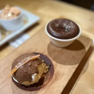 Orange Hazelnut Molten Cake ($14)  IG: @ohmyono