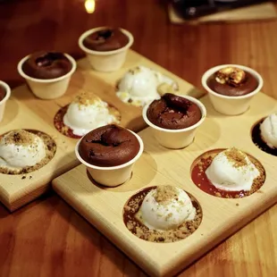 Molten Cake Flight - IG: @nelson_eats