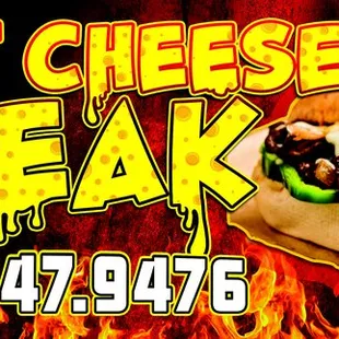 a hot cheese steak