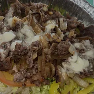 CheeseSteak Salad Bowl