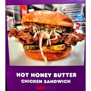 Hot Honey Butter Chicken Sandwich .  Hot Chicken . (87th/I 94) HotChicken Chicken and more Chicken. Cool!