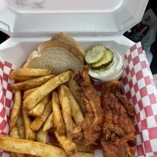 Ghost Pepper and Habanero tenders. The number 3.