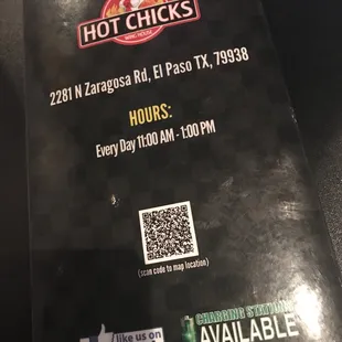 Hours: 11am to 1pm, huh?