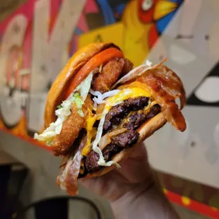Double western burger