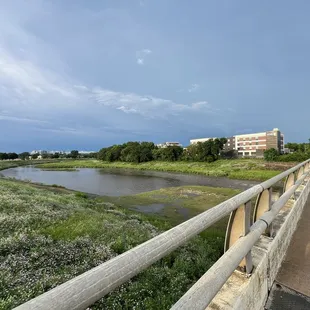 outside