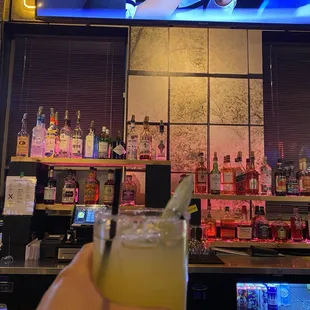 The house mango margarita !