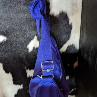 Hooks under the bar table for my purse