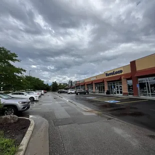 outside