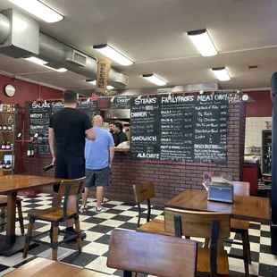 Order at the front counter