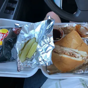 Pulled Chicken Sandwich