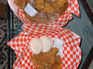 Mr Wonderfuls Chicken and Waffles