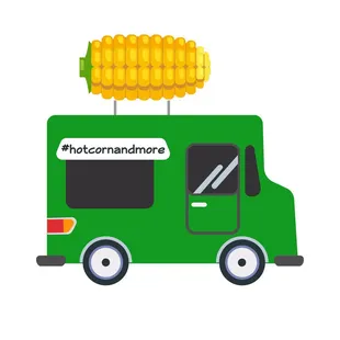 a green food truck