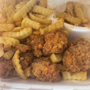 6 Boneless Wings Combo (honey lemon pepper)