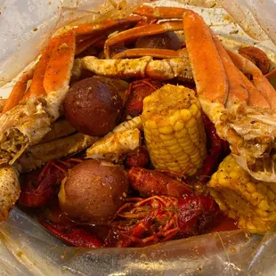 They taste as delicious as they look!  M3. Snow Crab Legs  M4. Crawfish