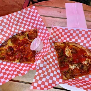 Pepperoni &amp; Lasagna slices