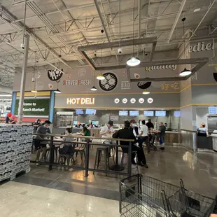 Hot Deli seating area