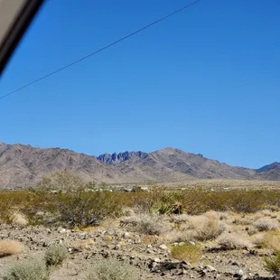 Desert and mountains