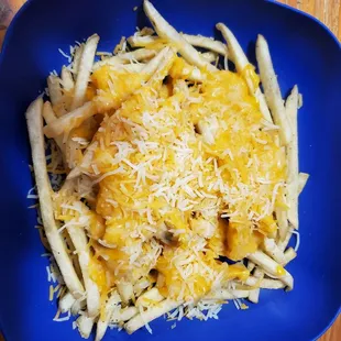 Nacho cheese fries yum