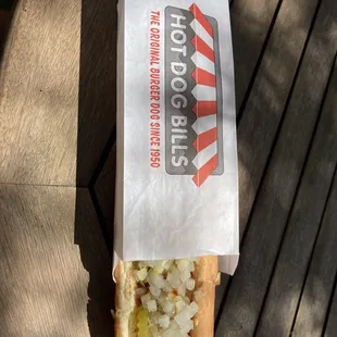 Famous cheeseburger dog