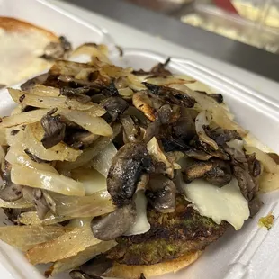 Ultimate veggie burger.