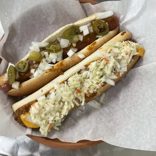 Carolina and Texas Dogs