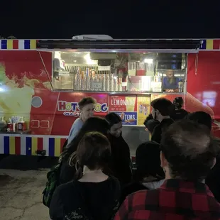 Food truck parked at First Friday LV location
