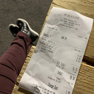 Receipt