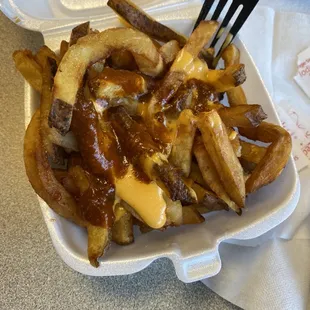 The fries were good. Glad they provided salt and let you add your own level.