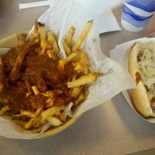 Family Fry and dog.