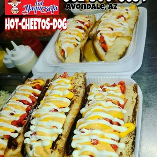 hot dogs with cheese