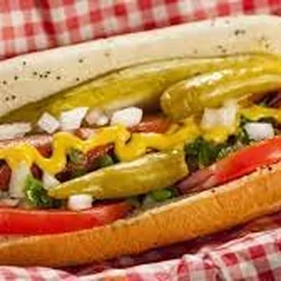 Chicago Style Hot Dog Oh Yeah Baby