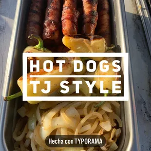 Hot dogs estilo Tijuana