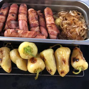 hot dogs and onions