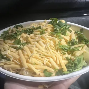 Hawaiian mini bowl w/o chicken &amp; red onion.