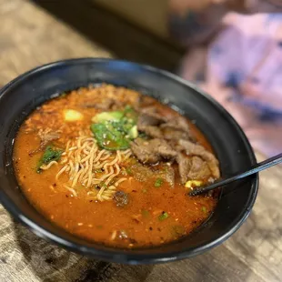 Spicy miso with beef