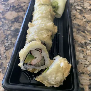 Golden California roll!