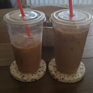 Two Iced hugs...Yum White and Dark Chocolate GOODNESS!!