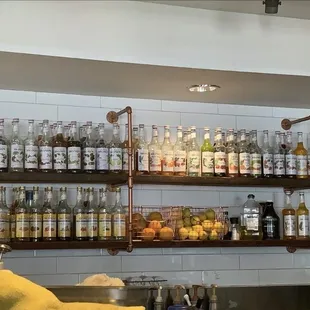 All their syrups!