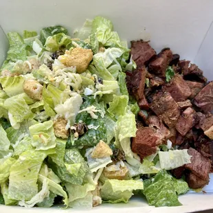Pastrami Caesar Salad