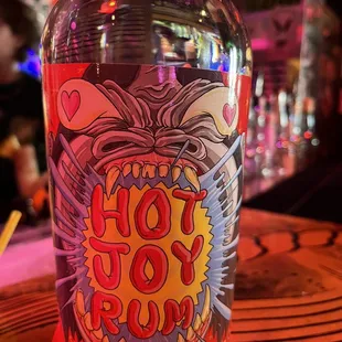 They have their own rum, and it is produced locally