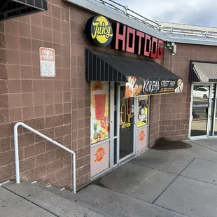 Outside of restaurant