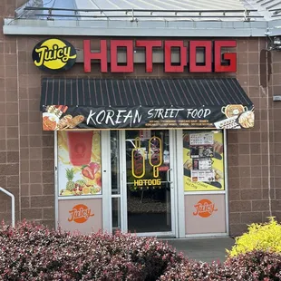 Outside of restaurant