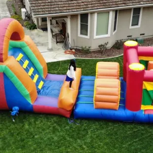 50foot obstacle Course with slide