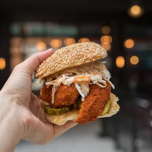 SUCH an amazing chicken sammie! @nomtasticfoods