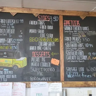 Menu board