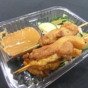 Thai Chicken Skewers.  Very Good