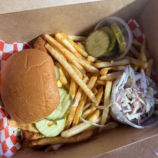 1. Chicken Sandwich (meal $12.50) made doozy style ($1)