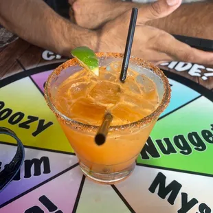 Spicy lime margarita