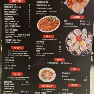 ramen and noodles, menu