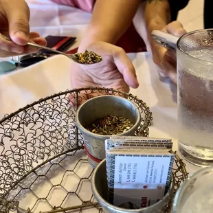 End of meal Fennel seeds